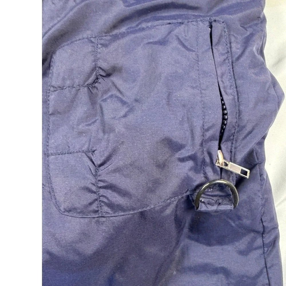 Kids Navy Blue Snow Bib Overalls Pants Size XL 14 16 Winter Ski‎ Snowboard